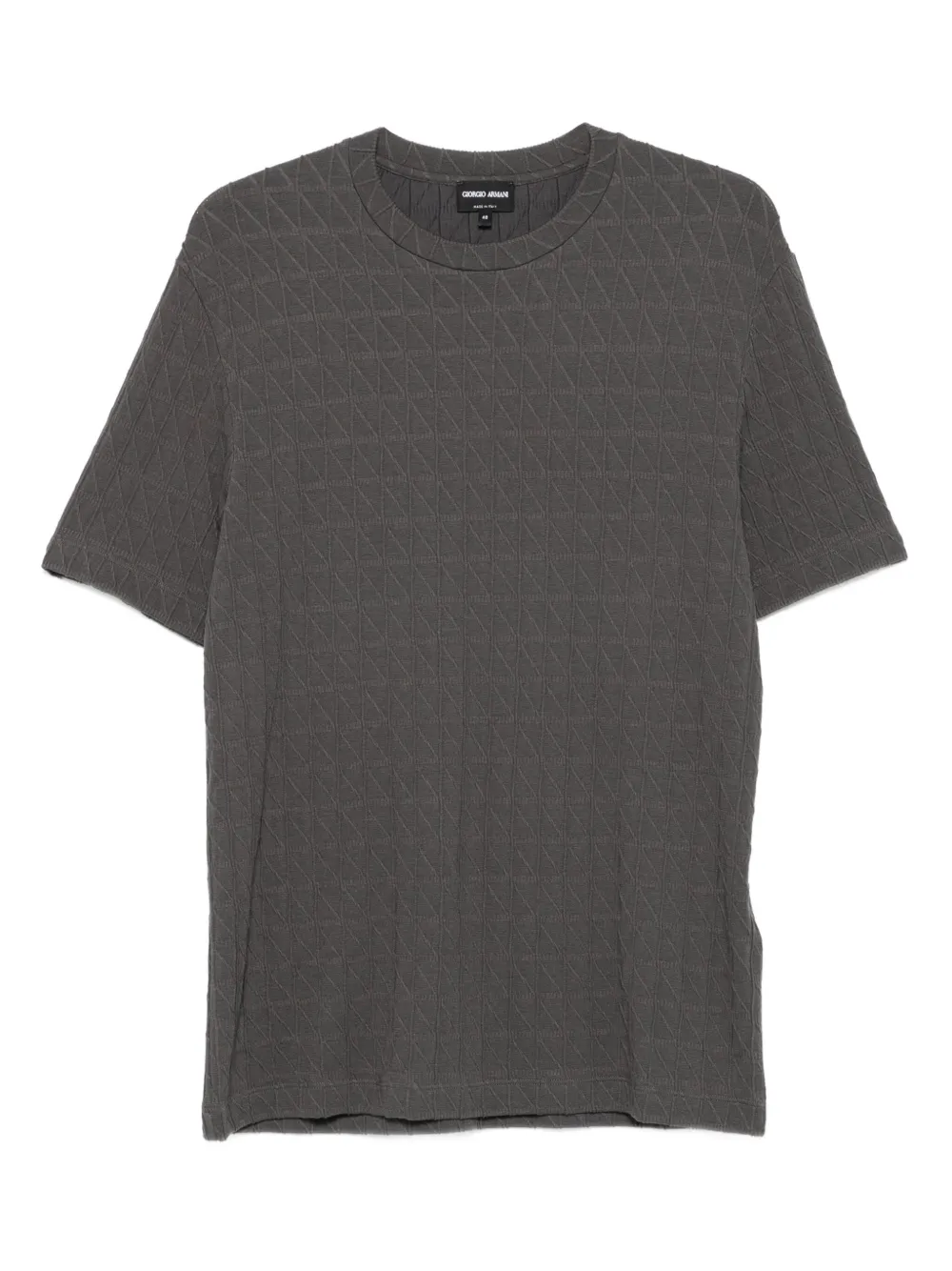 Giorgio Armani T-shirt met ronde hals Grijs