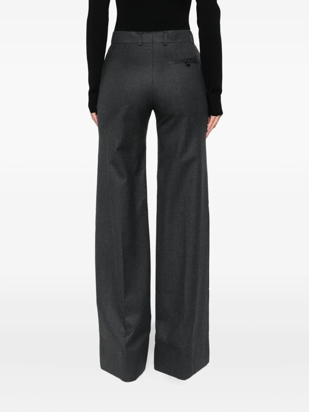 Stella McCartney Wollen pantalon Grijs