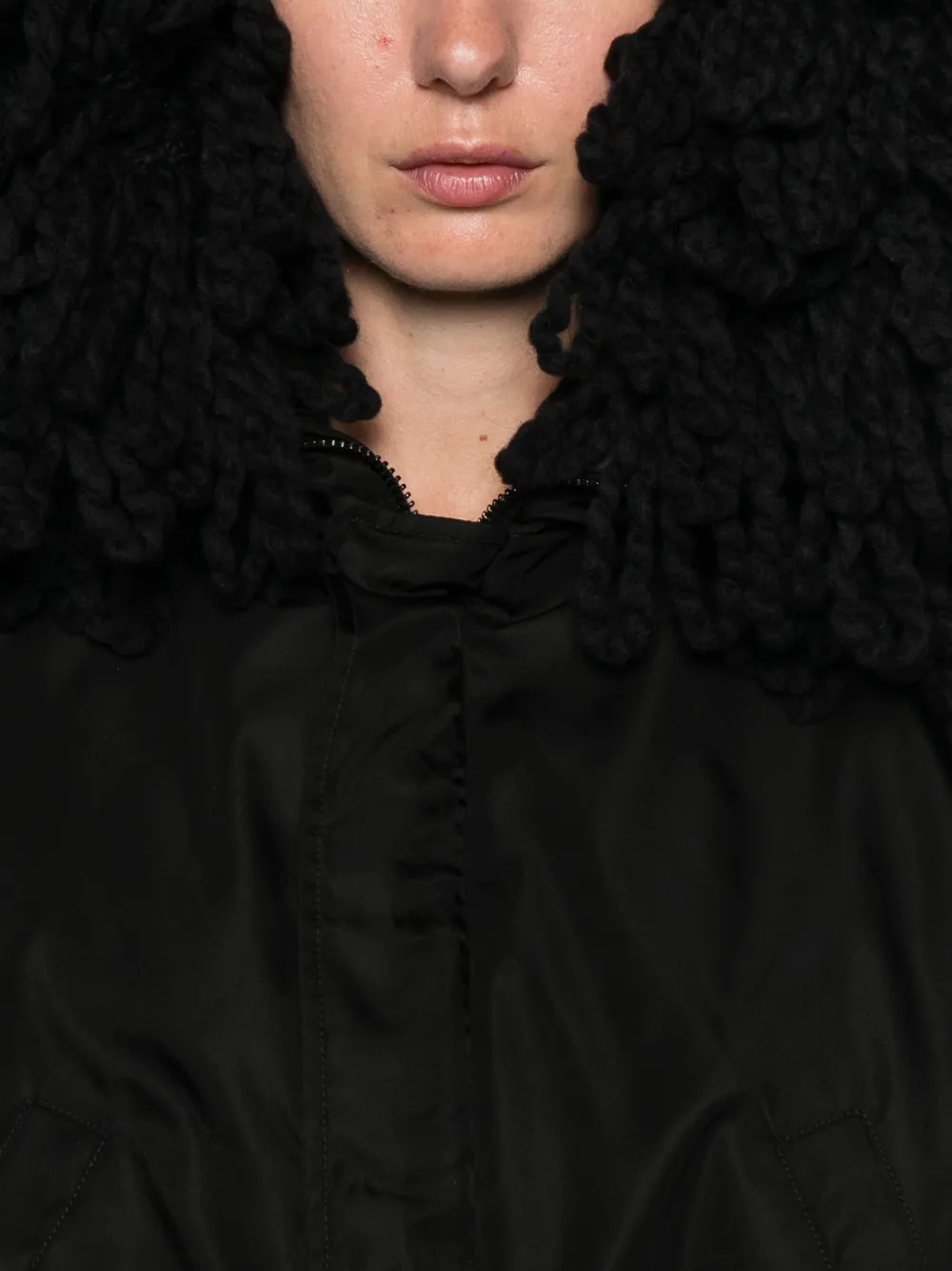 Stella McCartney Gewatteerd jack Zwart