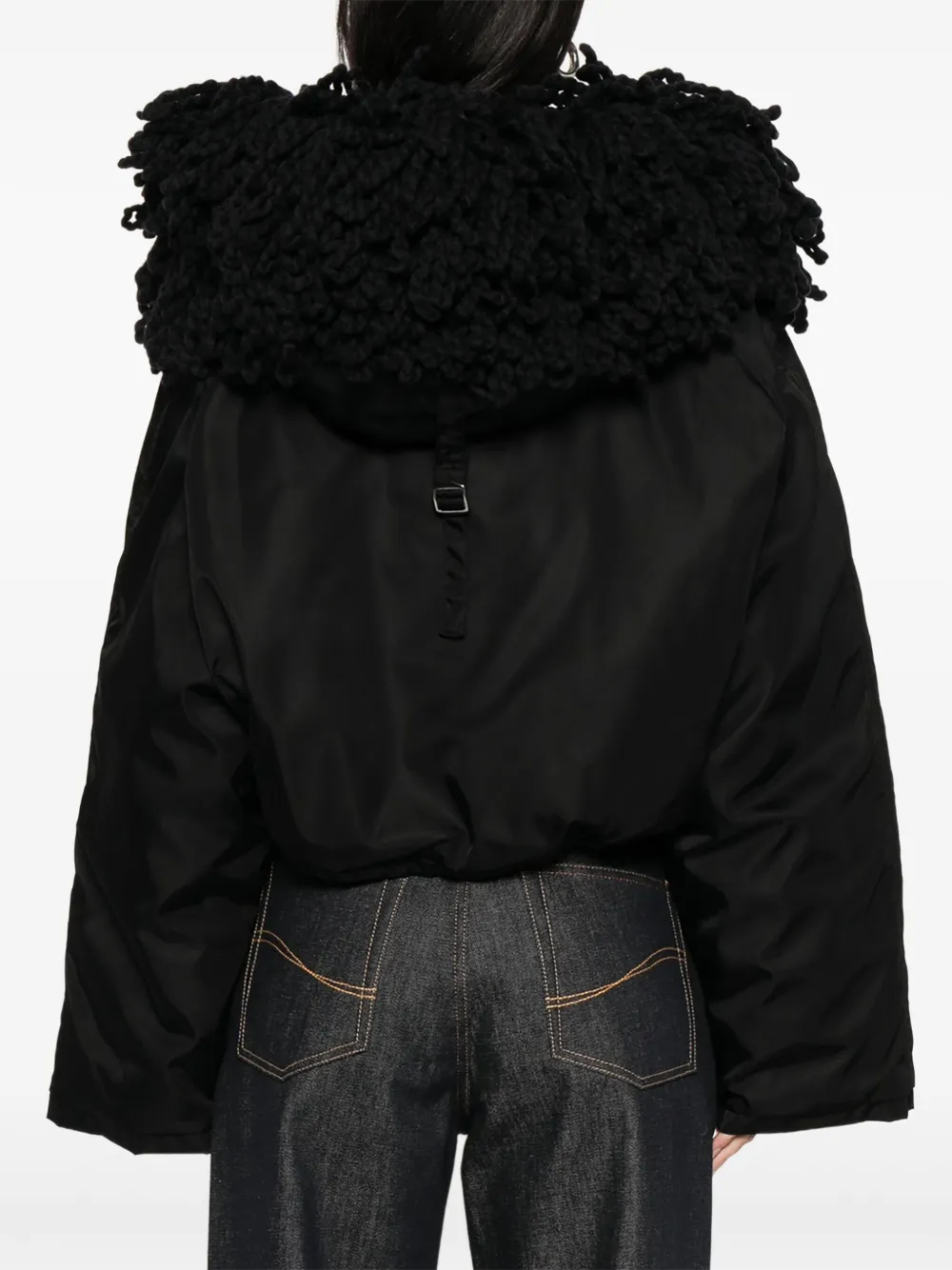 Stella McCartney Gewatteerd jack Zwart