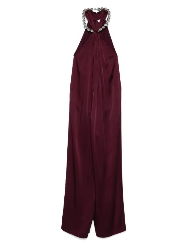 Stella McCartney Halterneck Jumpsuit in Red