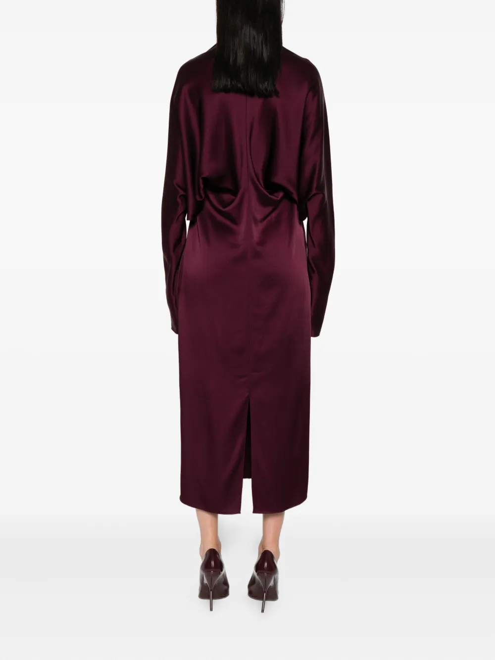 Stella McCartney Jurk met cape Rood