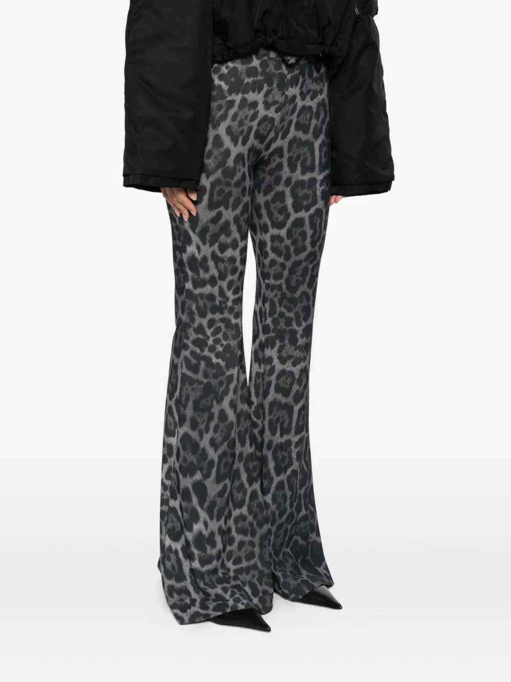 Stella McCartney Broek met luipaardprint Grijs