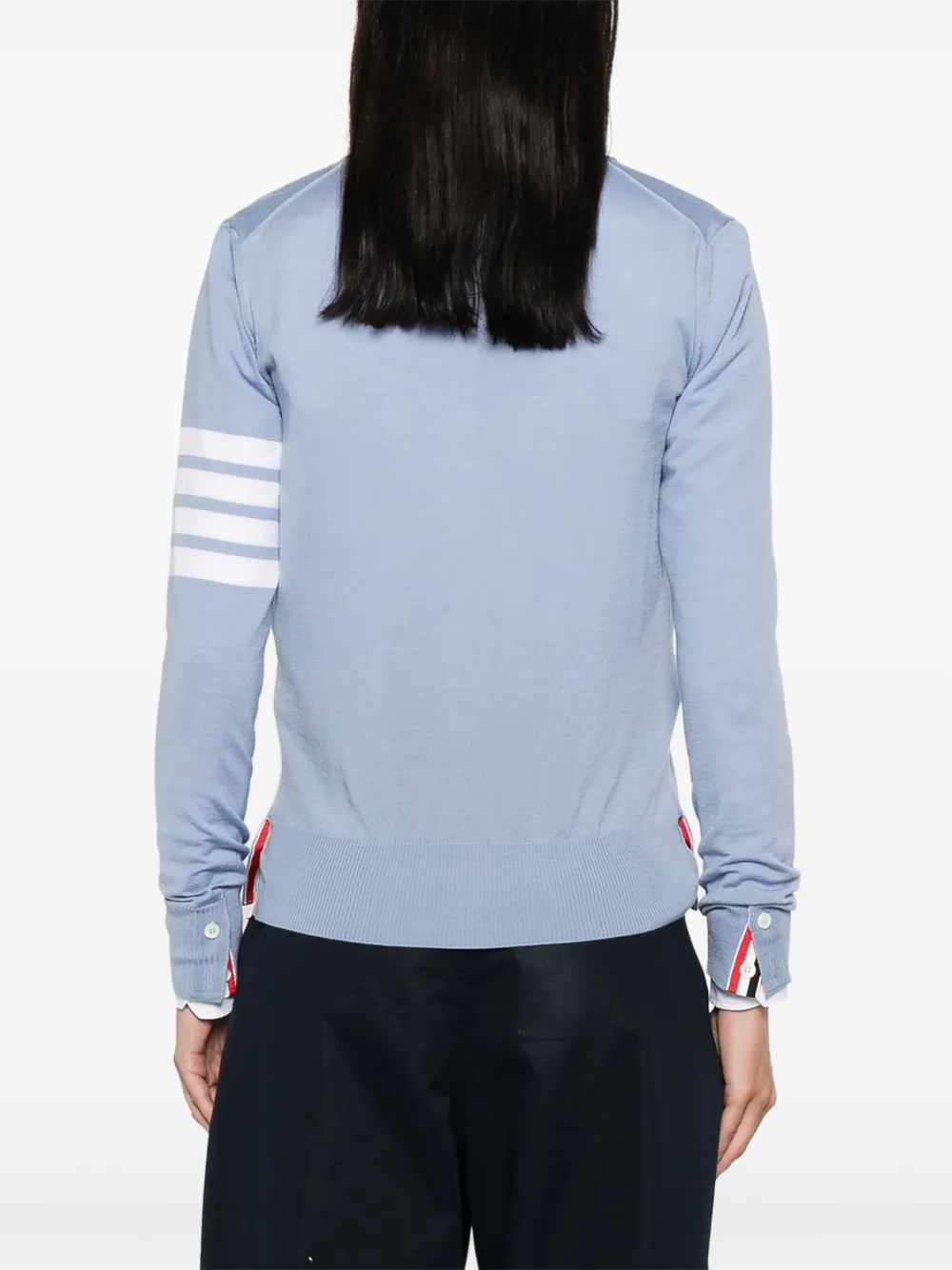 Thom Browne Vest van scheerwol Blauw