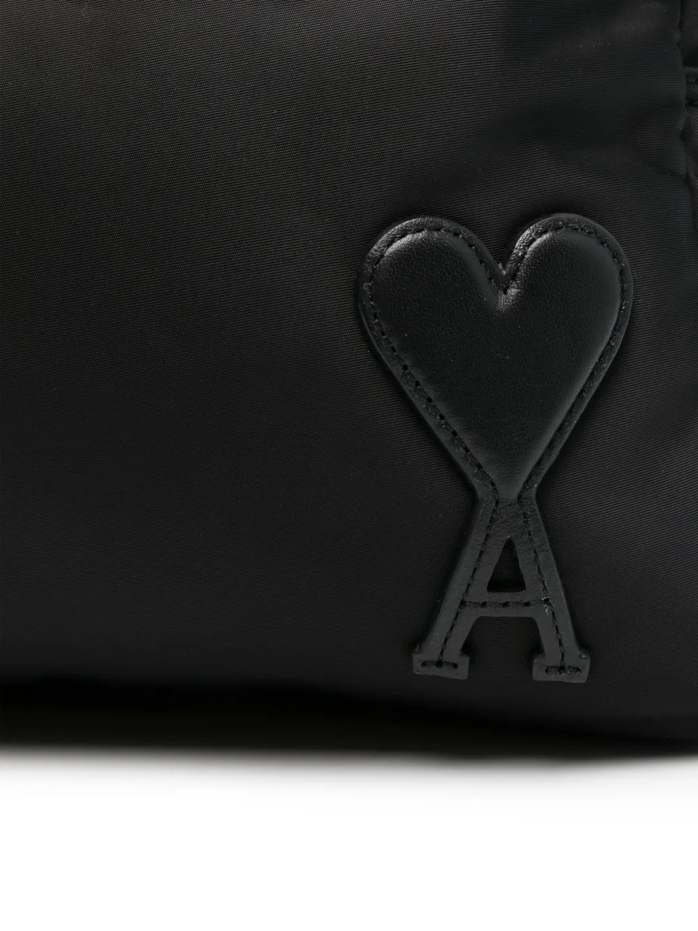 AMI Paris Schoudertas met logo Zwart