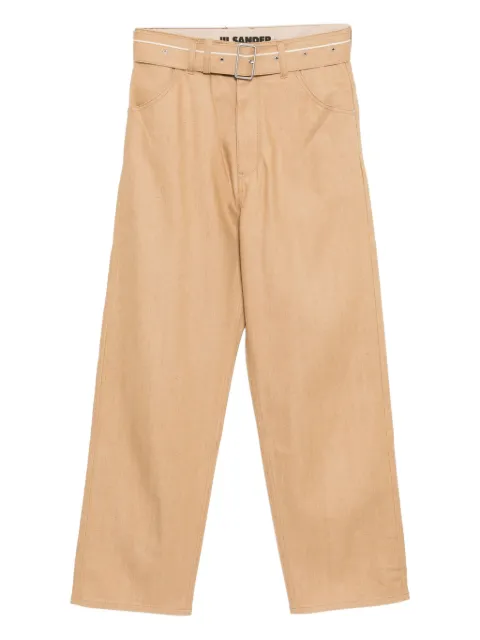Jil Sander jeans con cinturón