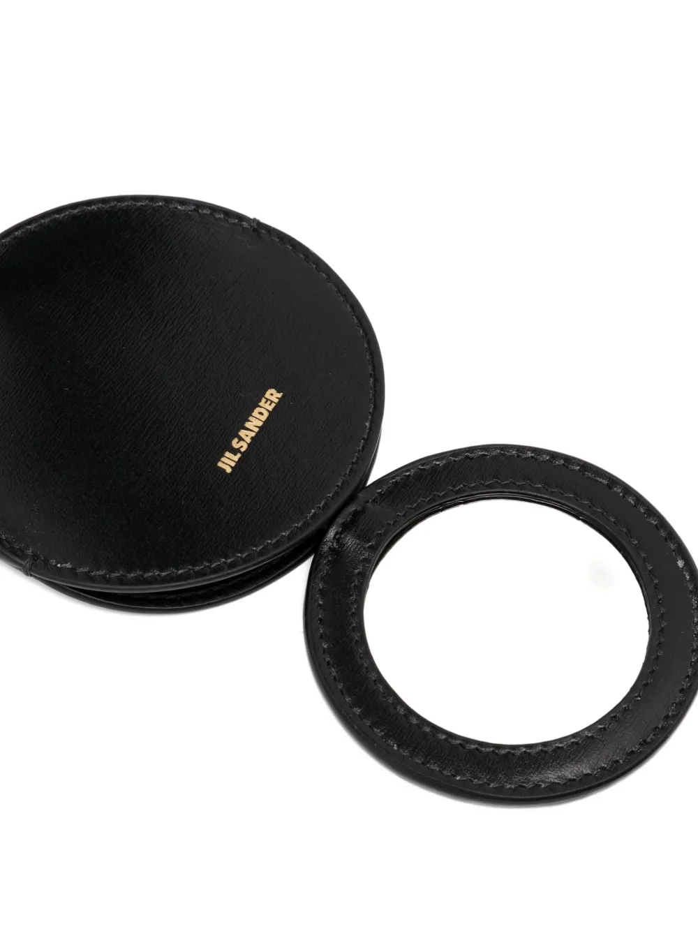 Jil Sander Cannolo Mirror Case In Black