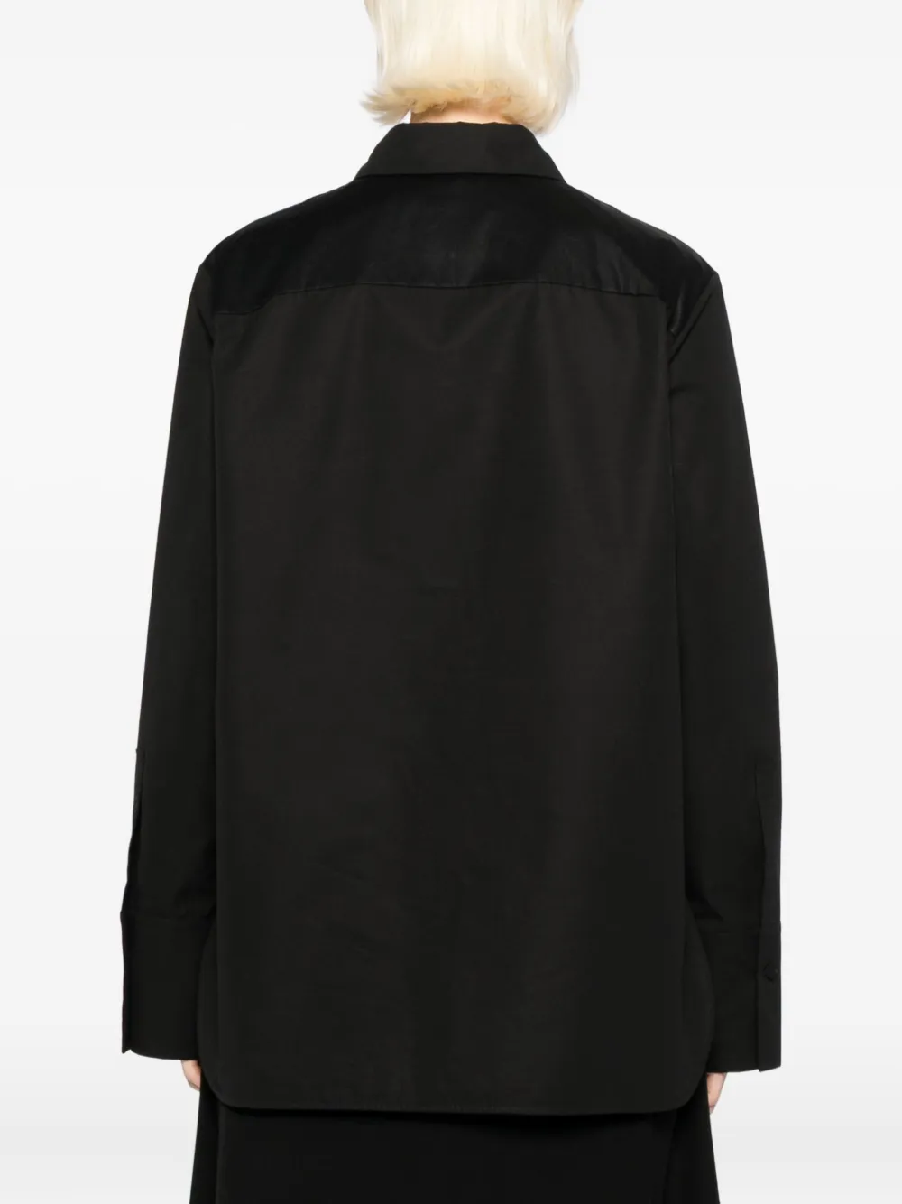 Jil Sander Katoenen blouse Zwart