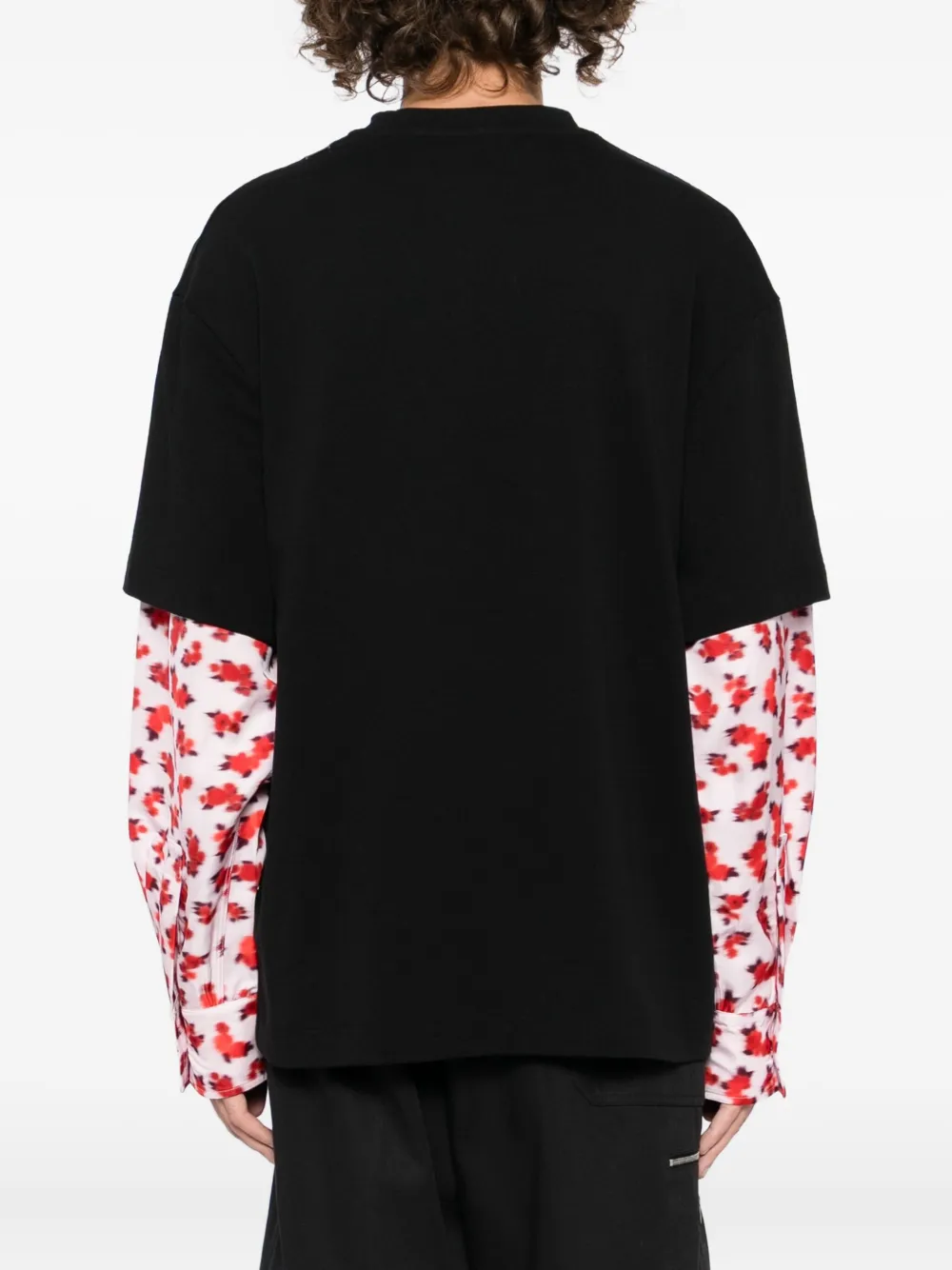 Jil Sander T-shirt met ronde hals Zwart