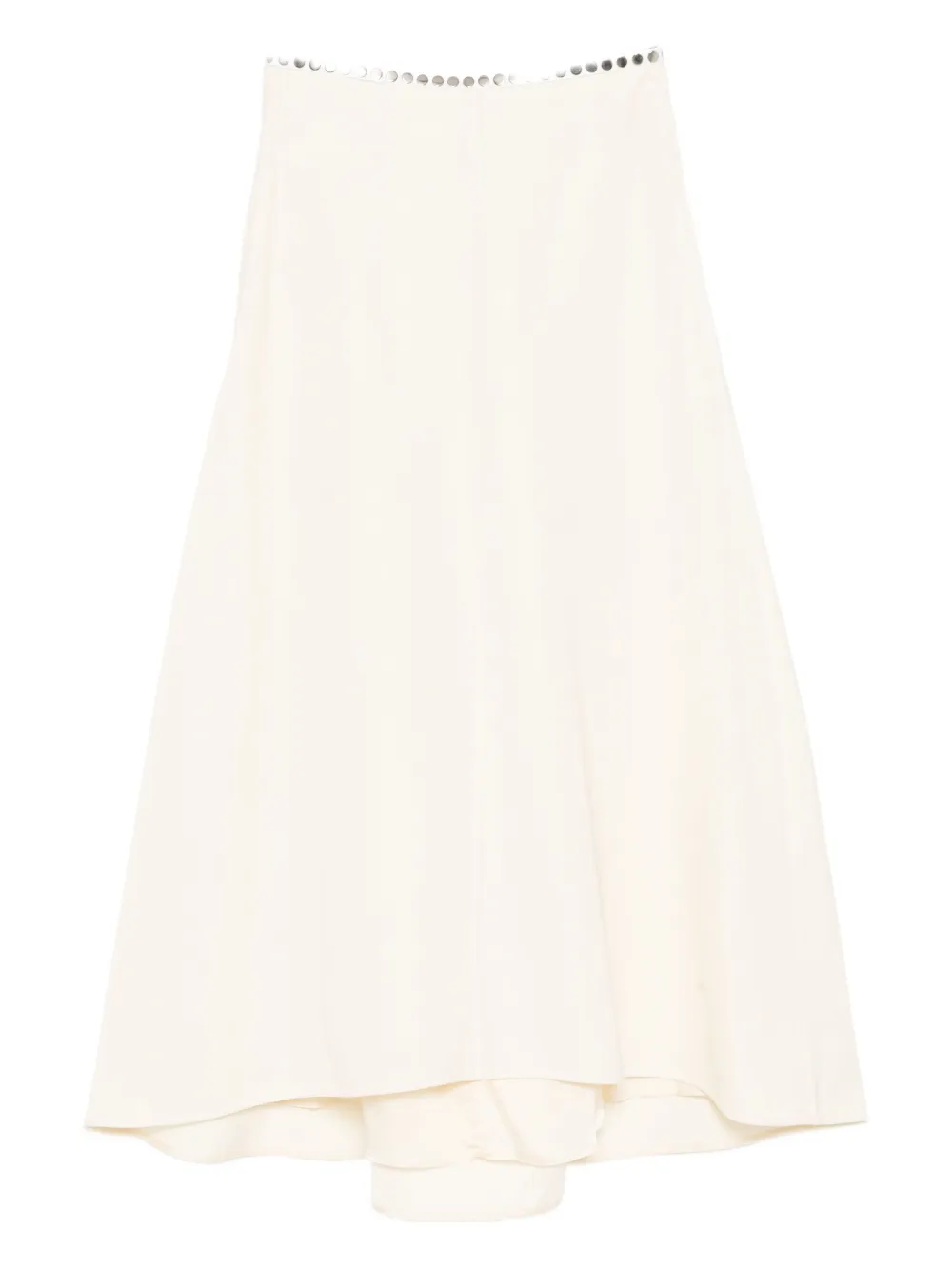 Jil Sander Rock Mit Geknöpfter Taille In Brown