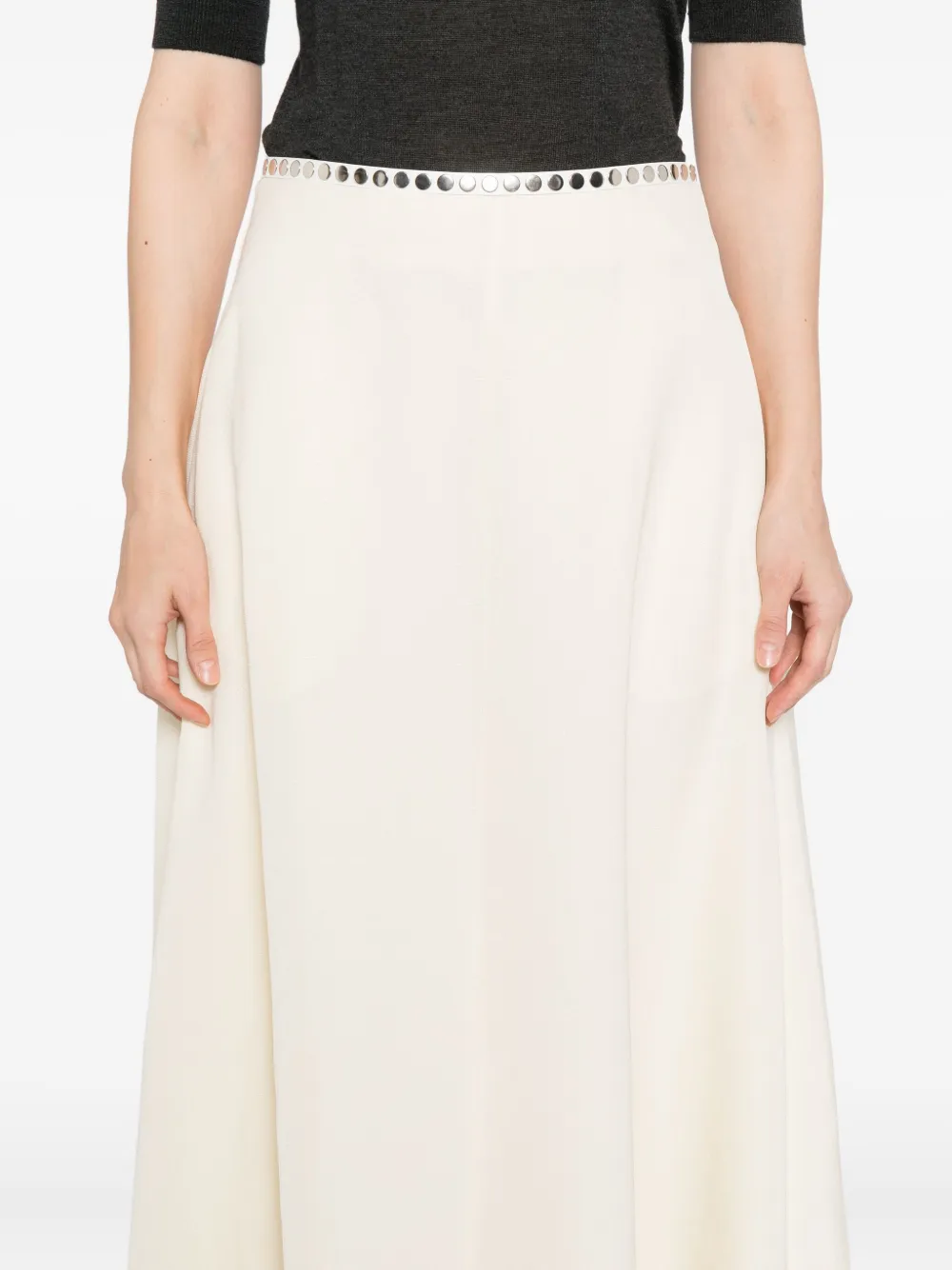 Jil Sander Rock Mit Geknöpfter Taille In Brown