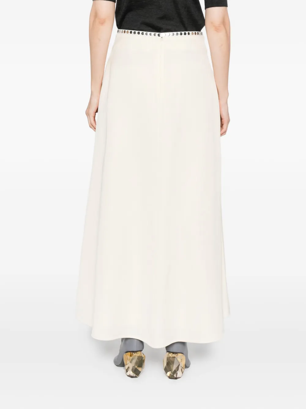 Jil Sander Rock Mit Geknöpfter Taille In Brown