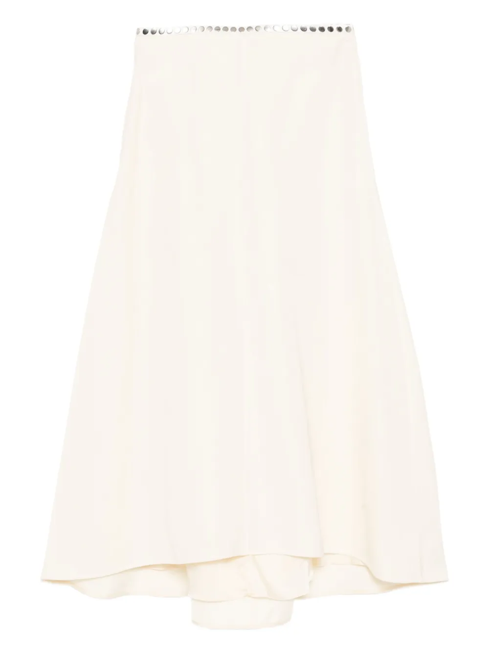 Jil Sander Gonna con bottoni - Toni neutri