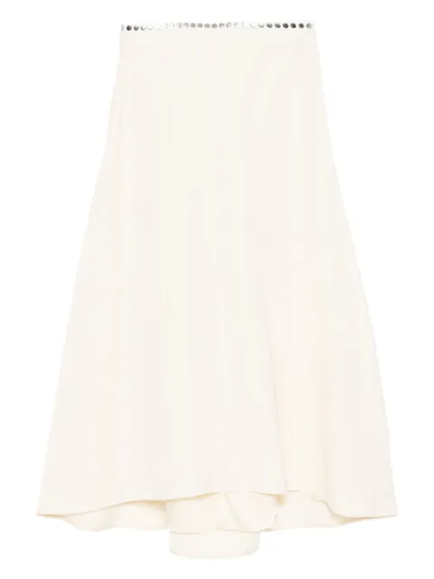 Jil Sander buttoned-waist skirt