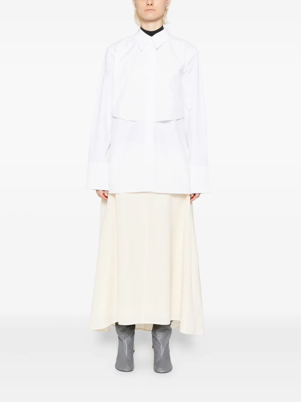 Jil Sander Katoenen blouse - Beige