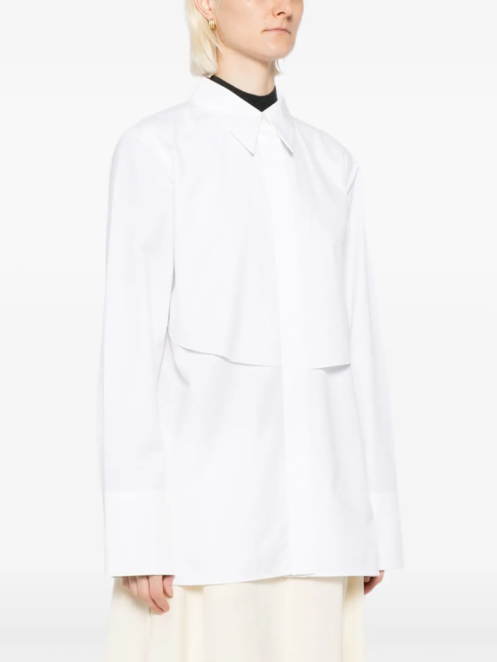 Jil Sander Katoenen blouse Beige