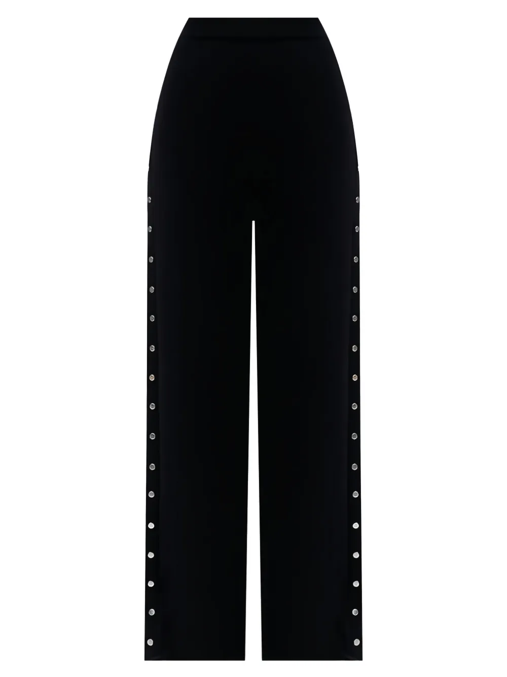 Jil Sander Button-detailed Trousers In Black