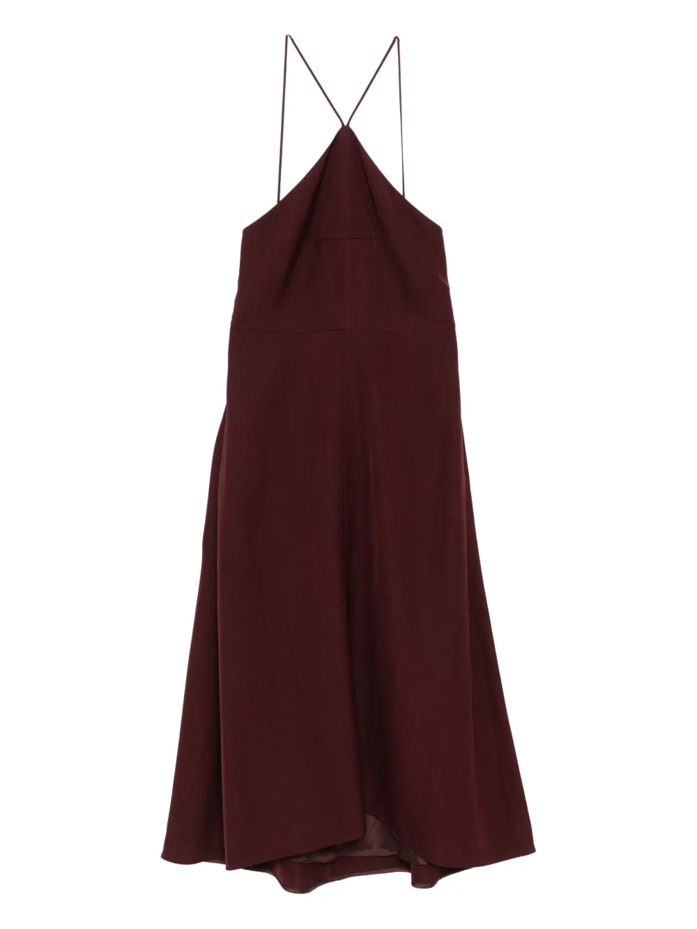 Jil Sander robe à design sans manches | rouge | Image 1