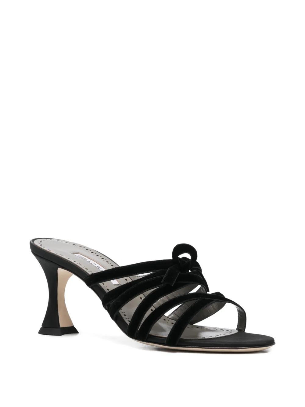 Manolo Blahnik 80mm Clementel sandals Zwart