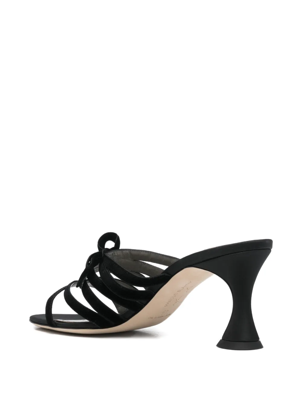 Manolo Blahnik 80mm Clementel sandals Zwart