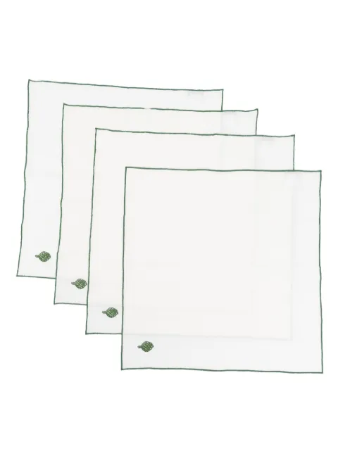 The Conran Shop artichoke-embroidered napkin (pack of four)