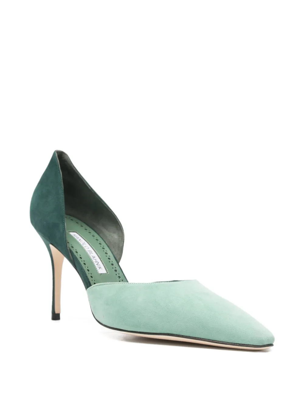 Manolo Blahnik Taylerbinu pumps Groen