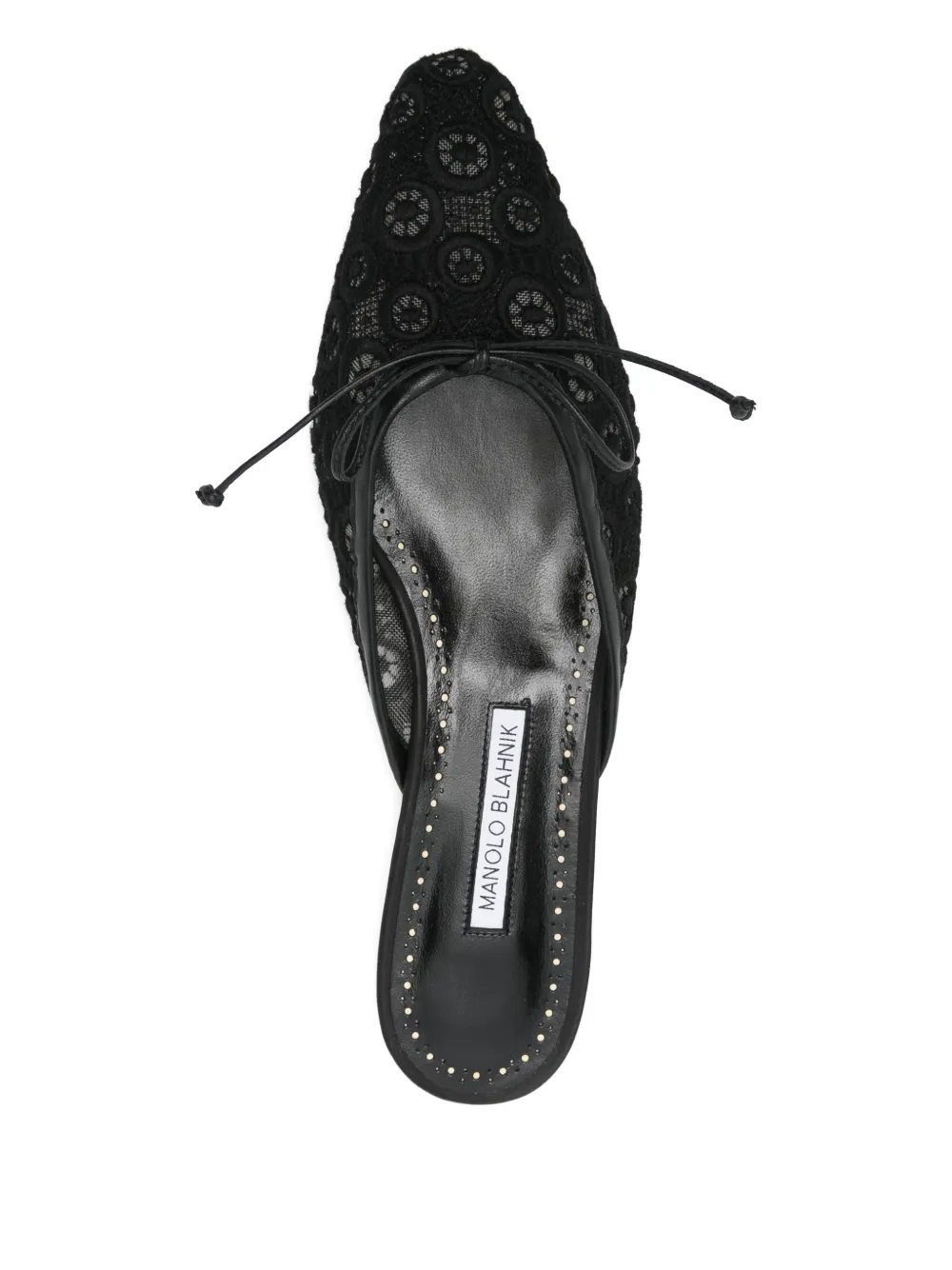 Manolo Blahnik Ballerimu mules Zwart