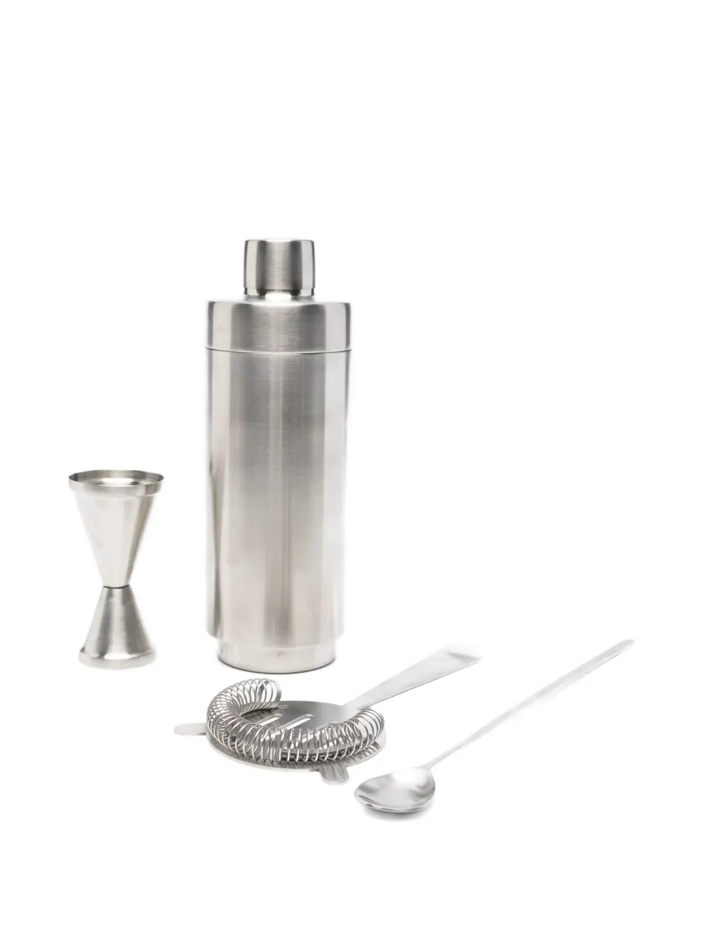 The Conran Shop Stainless Steel Cocktail Shaker (set Of Four) In Silver