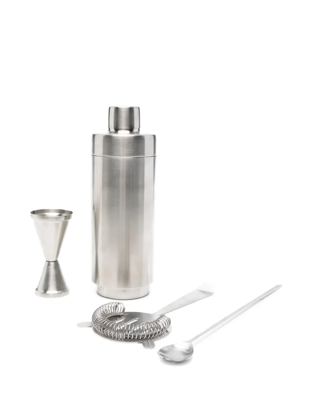 The Conran Shop stainless steel cocktail shaker (set of four) | Grey | Image 1