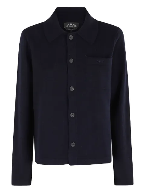A.P.C. buttoned pocket cardigan