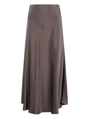 【送料&関税込】Herno Skirt Women's skirt in New Techno taffeta gn000044d12483z Camel