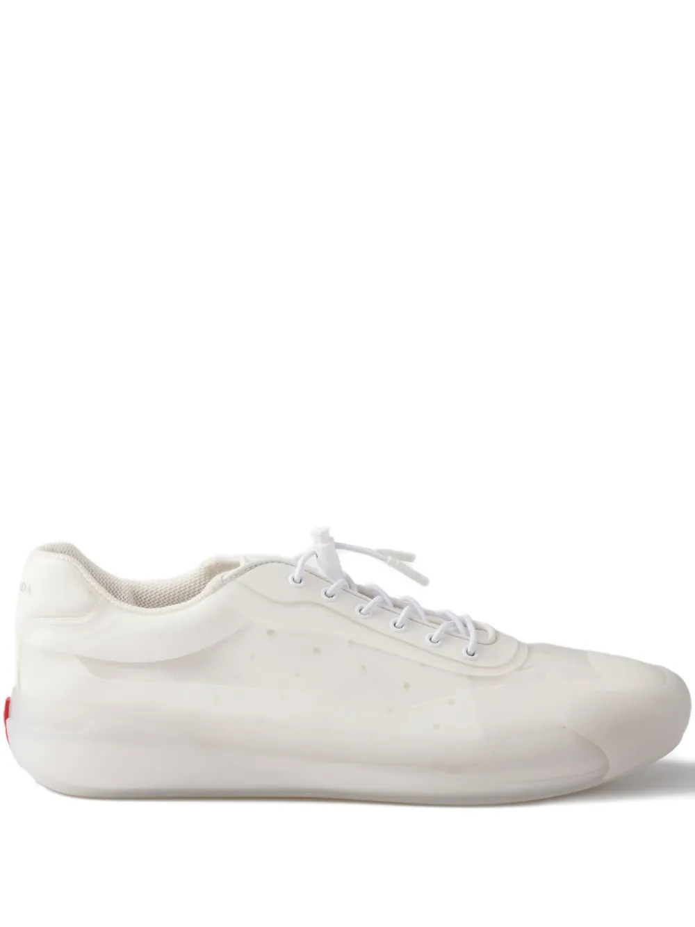 Prada lace-up sneakers Wit