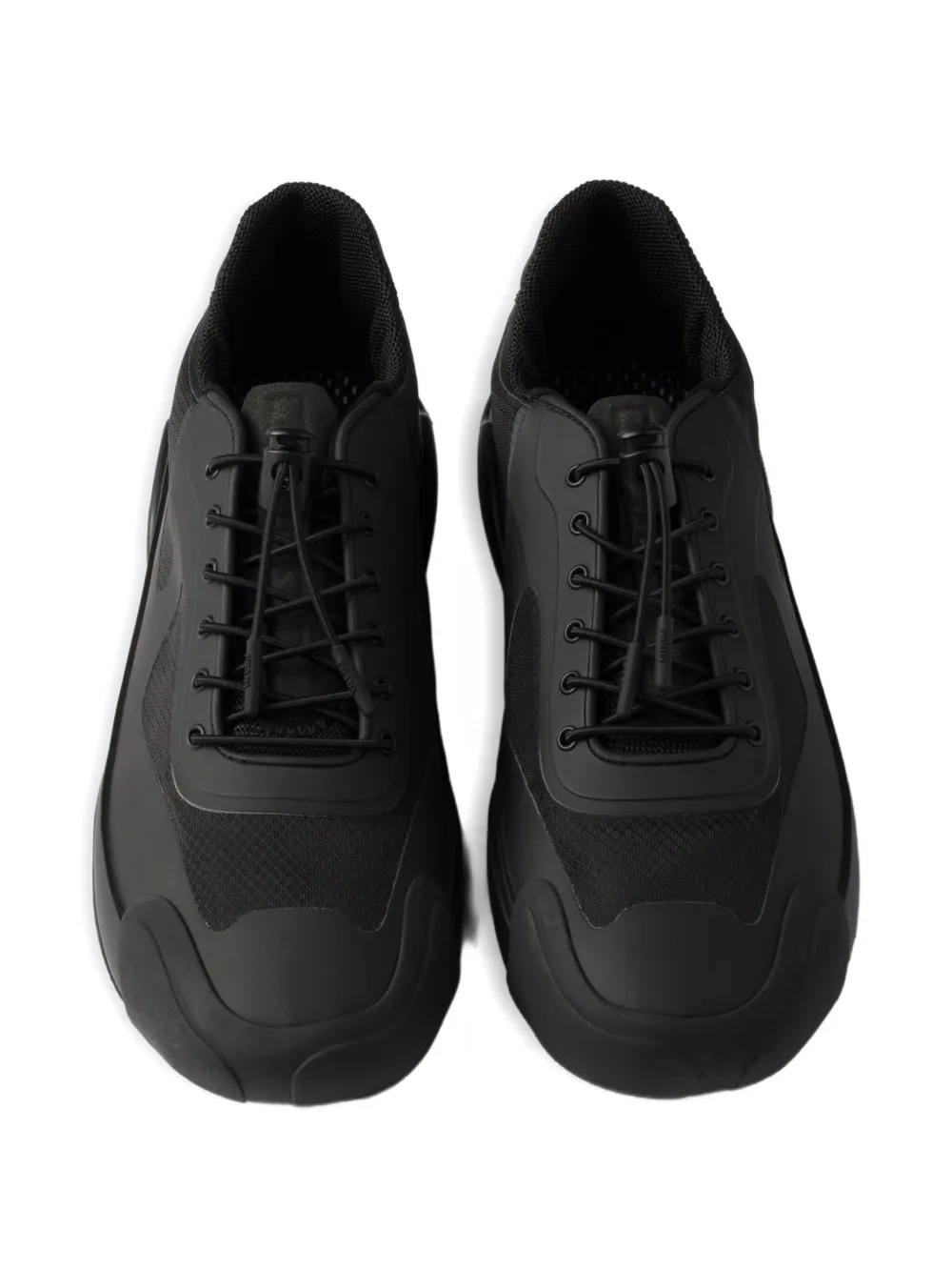 Prada lace-up sneakers Zwart