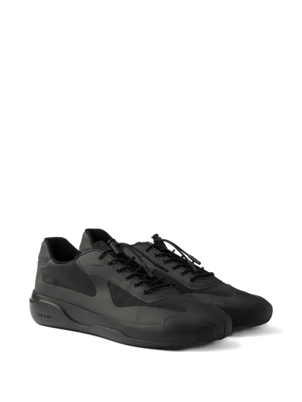 Prada lace-up sneakers Zwart