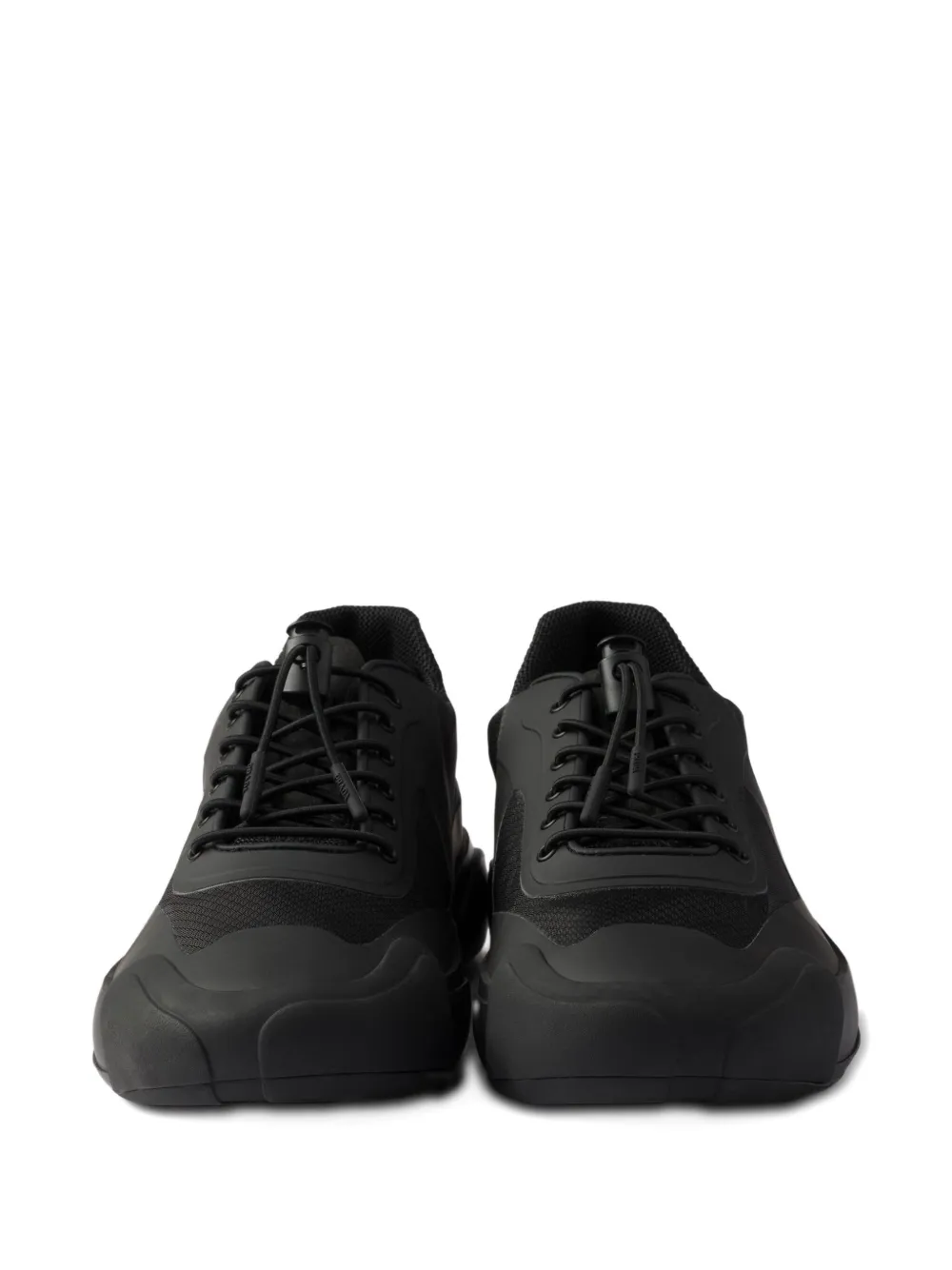 Prada lace-up sneakers Zwart