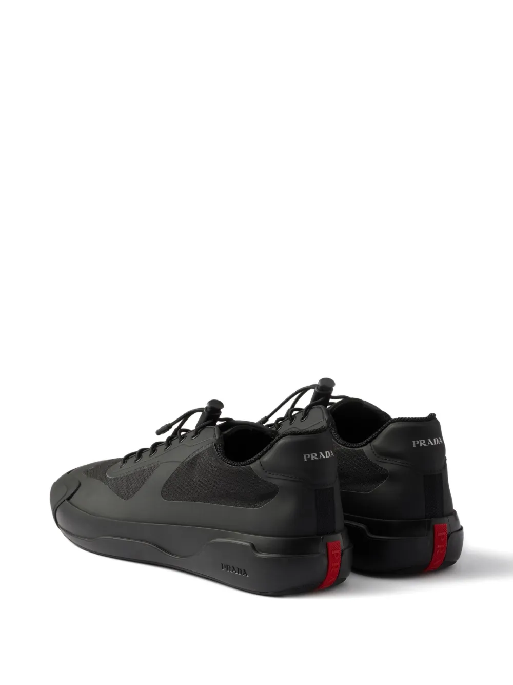 Prada lace-up sneakers Zwart