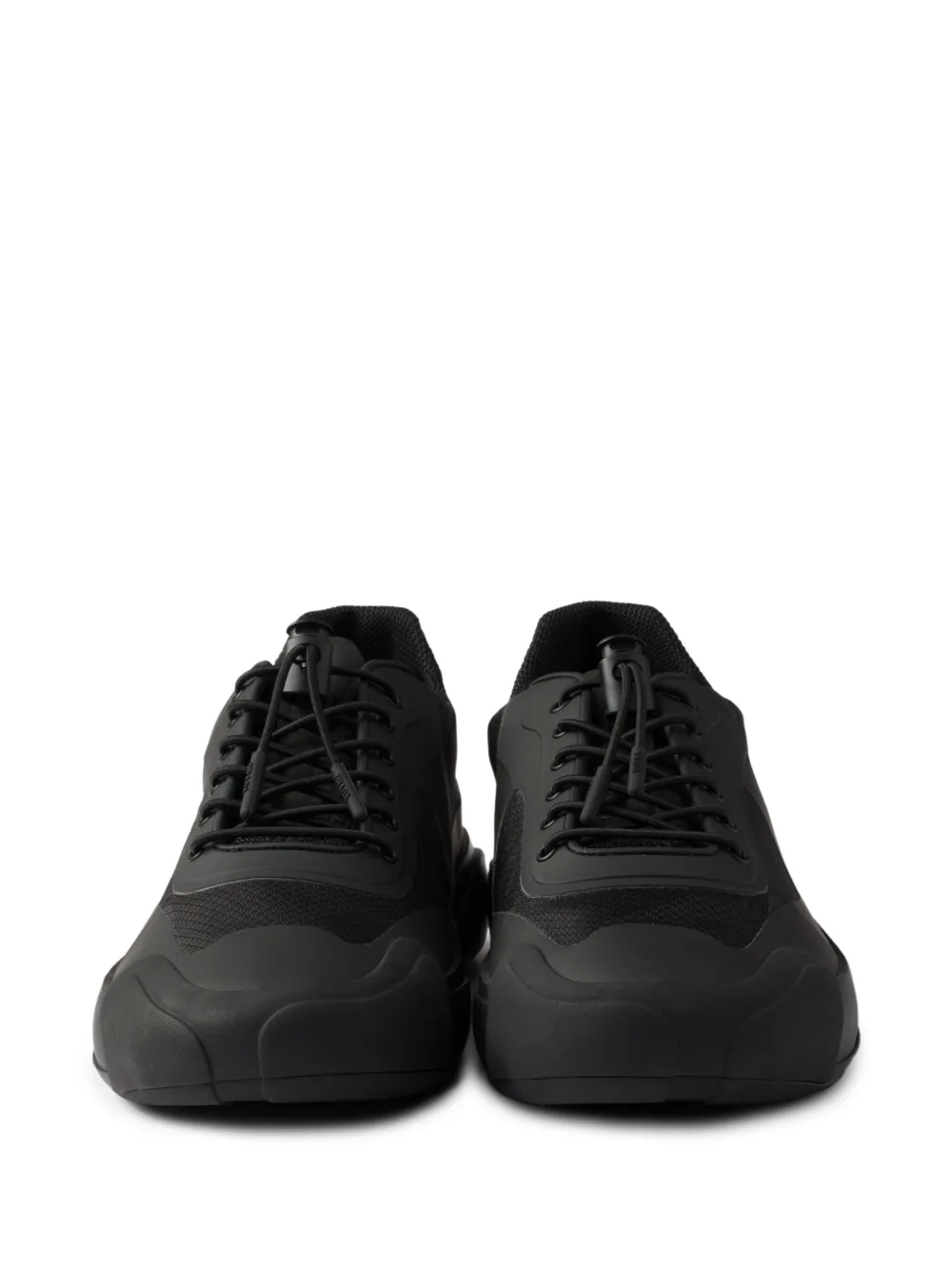 Prada lace-up sneakers Black