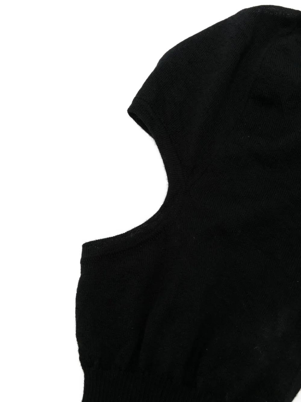 Rick Owens Skull kasjmier bivakmuts Zwart