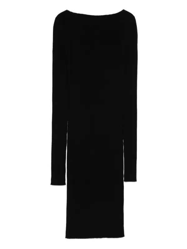 rick owens shirt dress Rick Owens Cotton Maxi T-Shirt Dress In Black - 71% Off