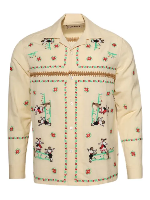 Baziszt Joy Of Living embroidered shirt