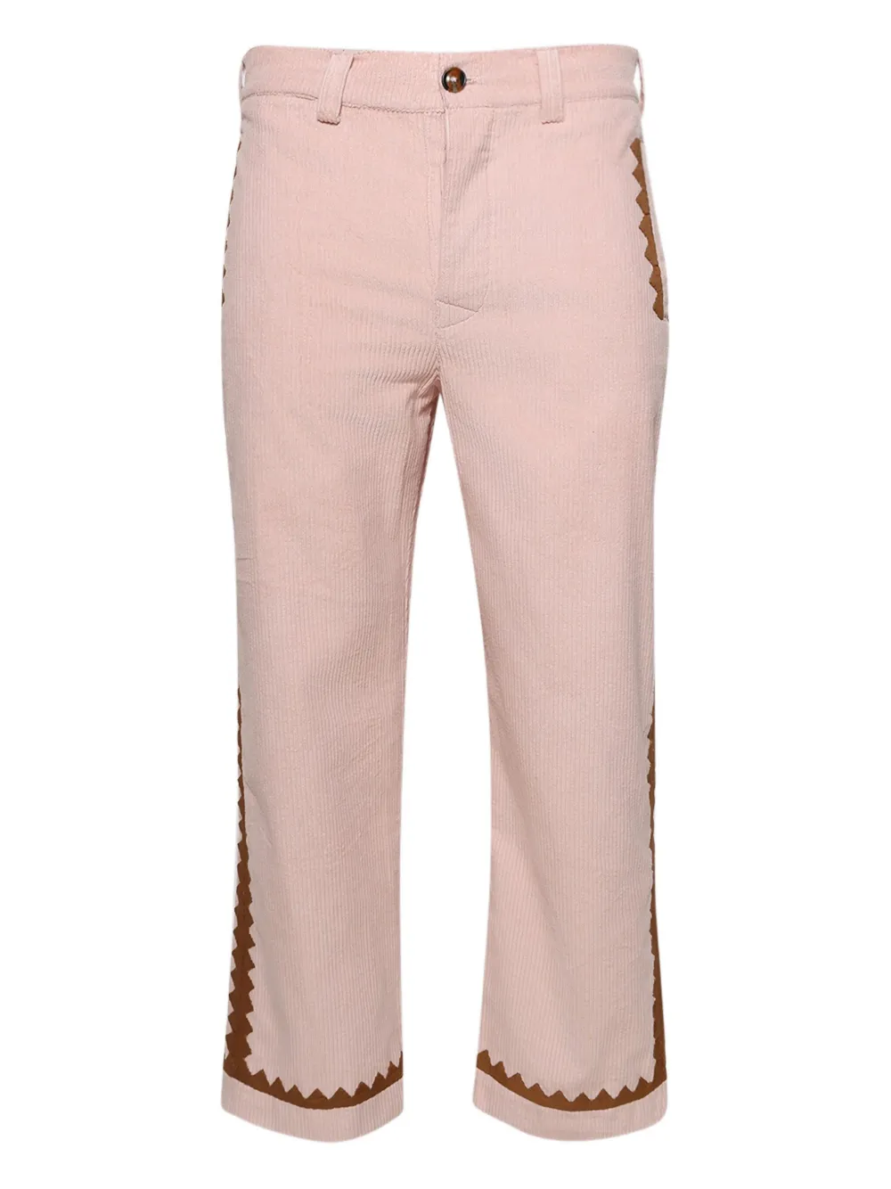 Baziszt Tamr Corduroy Trousers In Pink
