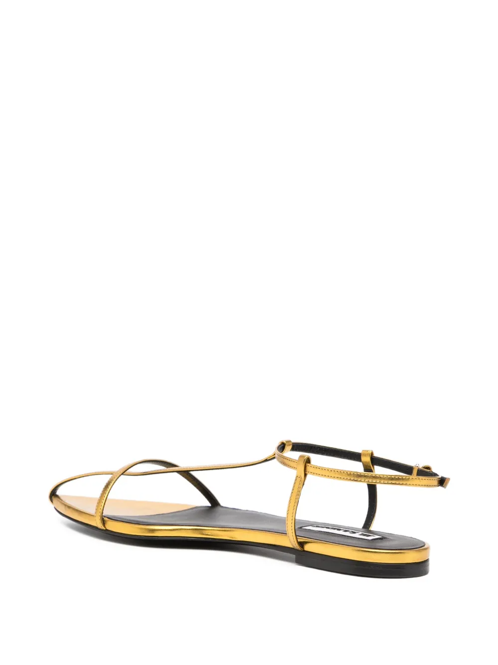 Jil Sander Gekooide sandalen Goud
