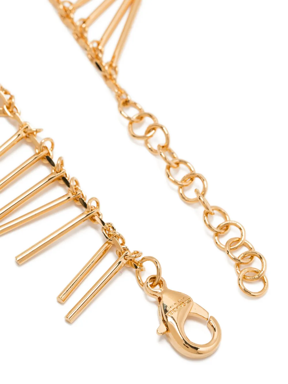 Jil Sander Needle-detail Necklace In Gold