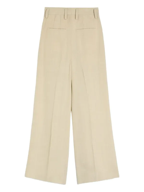 Jil Sander Pleated Trousers | Neutrals | FARFETCH ZA