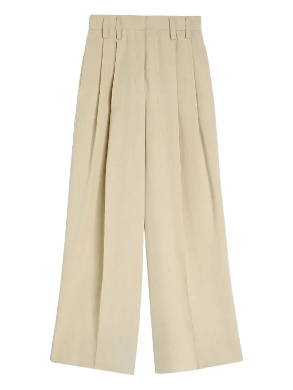 Jil Sander プリーツ パンツ | ニュートラル | FARFETCH JP