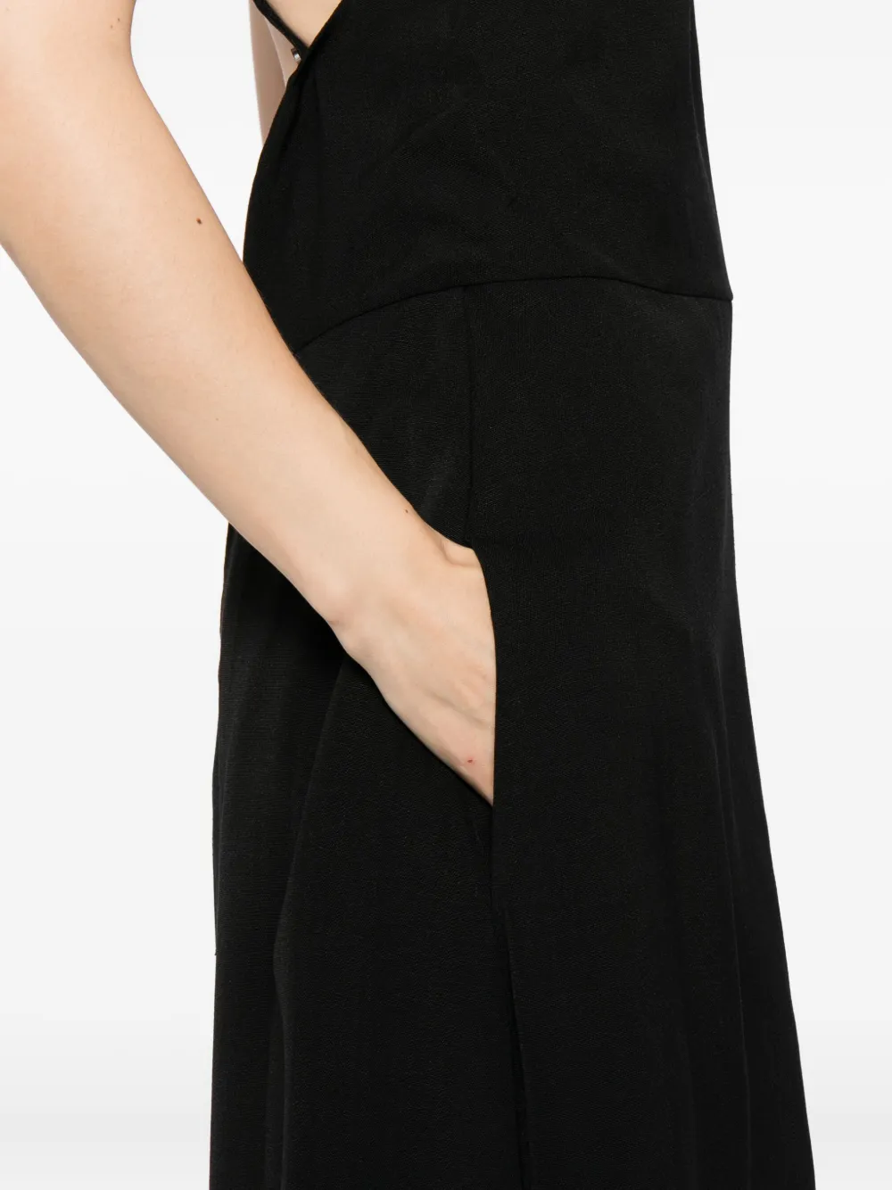 Jil Sander Mouwloze jurk Zwart