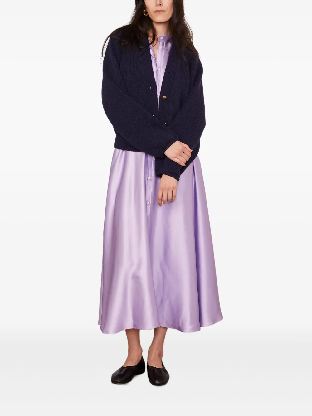 Officine Generale Jaimie balloon-sleeve button cardigan | Cardigans | Image 2
