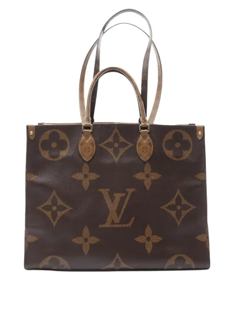 Louis Vuitton Pre-Owned شنطة 'جاينت أونثيغو GM' مونوغرام بحمالة كتف 2019