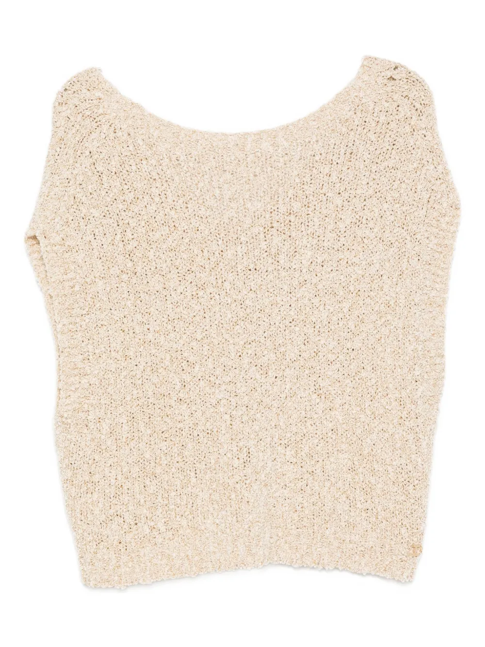 TWINSET Top met V-hals Beige