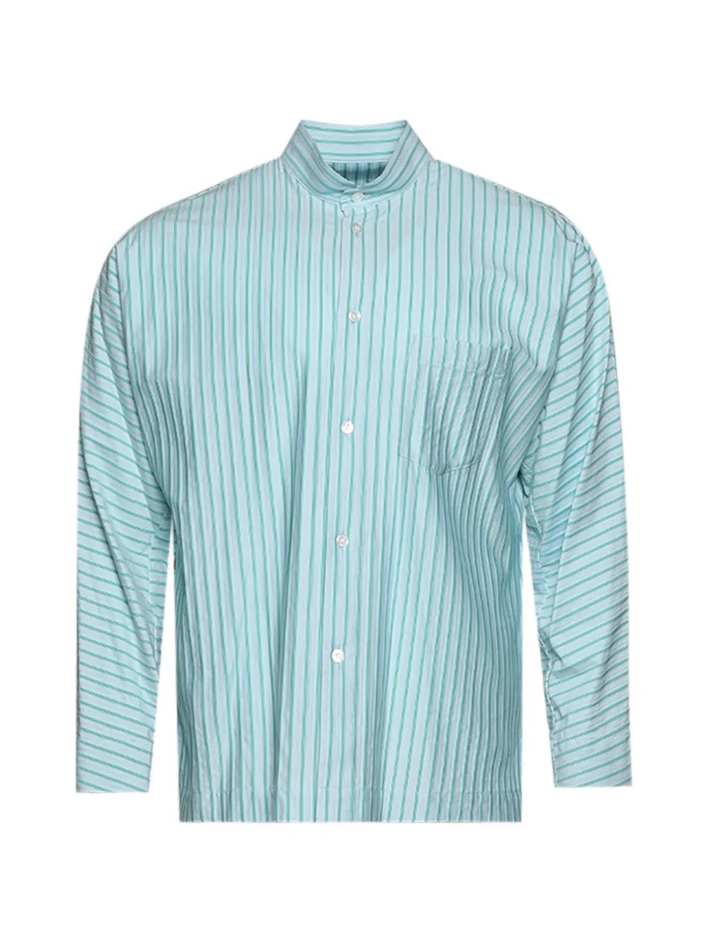 Issey Miyake striped shirt - Blu